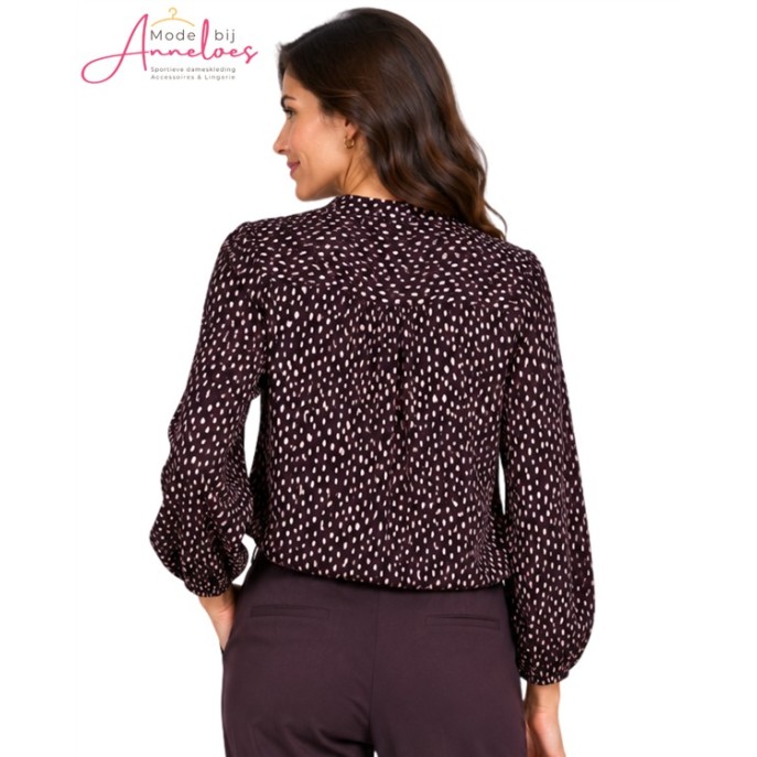 Andco Blouse BL475 Adelle bambi Plum Andco Blouse BL475 Adelle bambi Plum